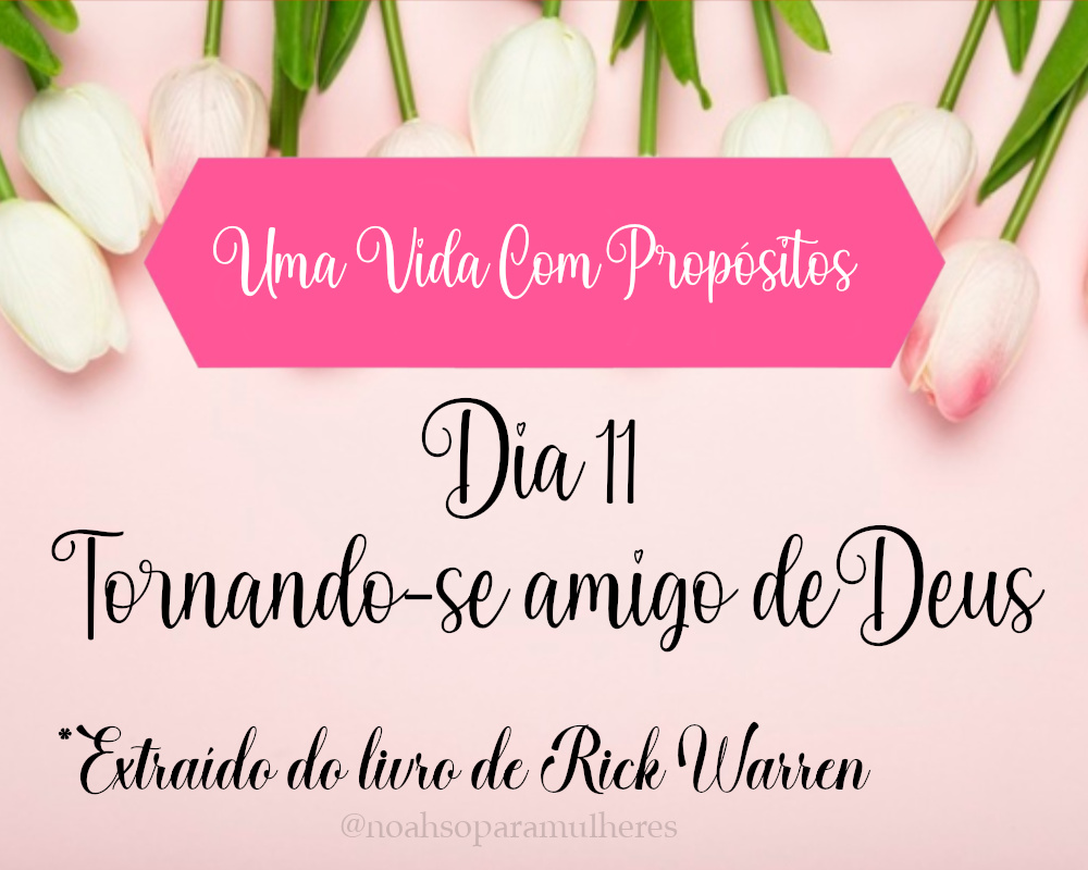 Imagem destaque post Dia 11 - Tornando-se amigo de Deus
